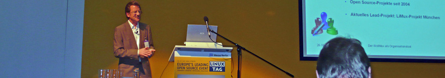 Joachim Schuler, Geschäftsführer DBI Klarl & Schuler GmbH, Linuxtag 2009 Berlin